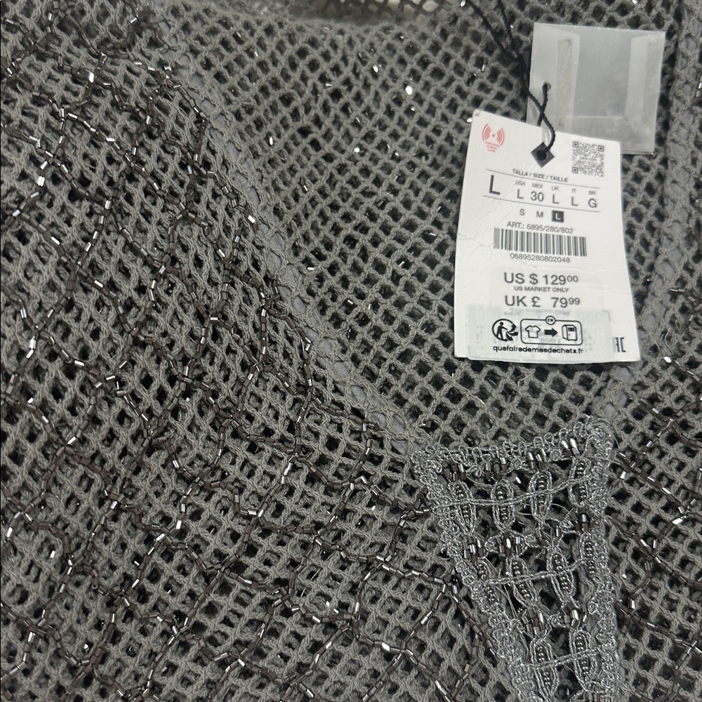 Zara limited edition beaded crochet top - Picture 15 of 16